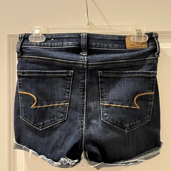 American Eagle Next Level Stretch Hi-Rise Shortie Shorts Size 2 - Picture 2 of 6